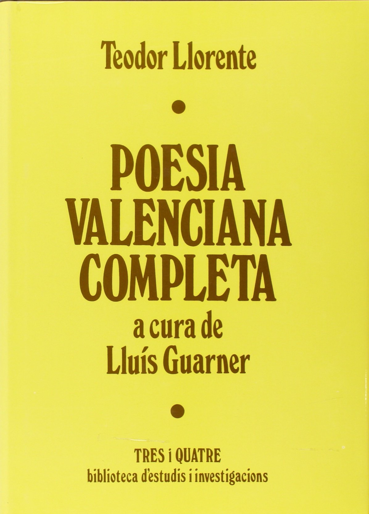 Poesía valenciana completa Non-fiction