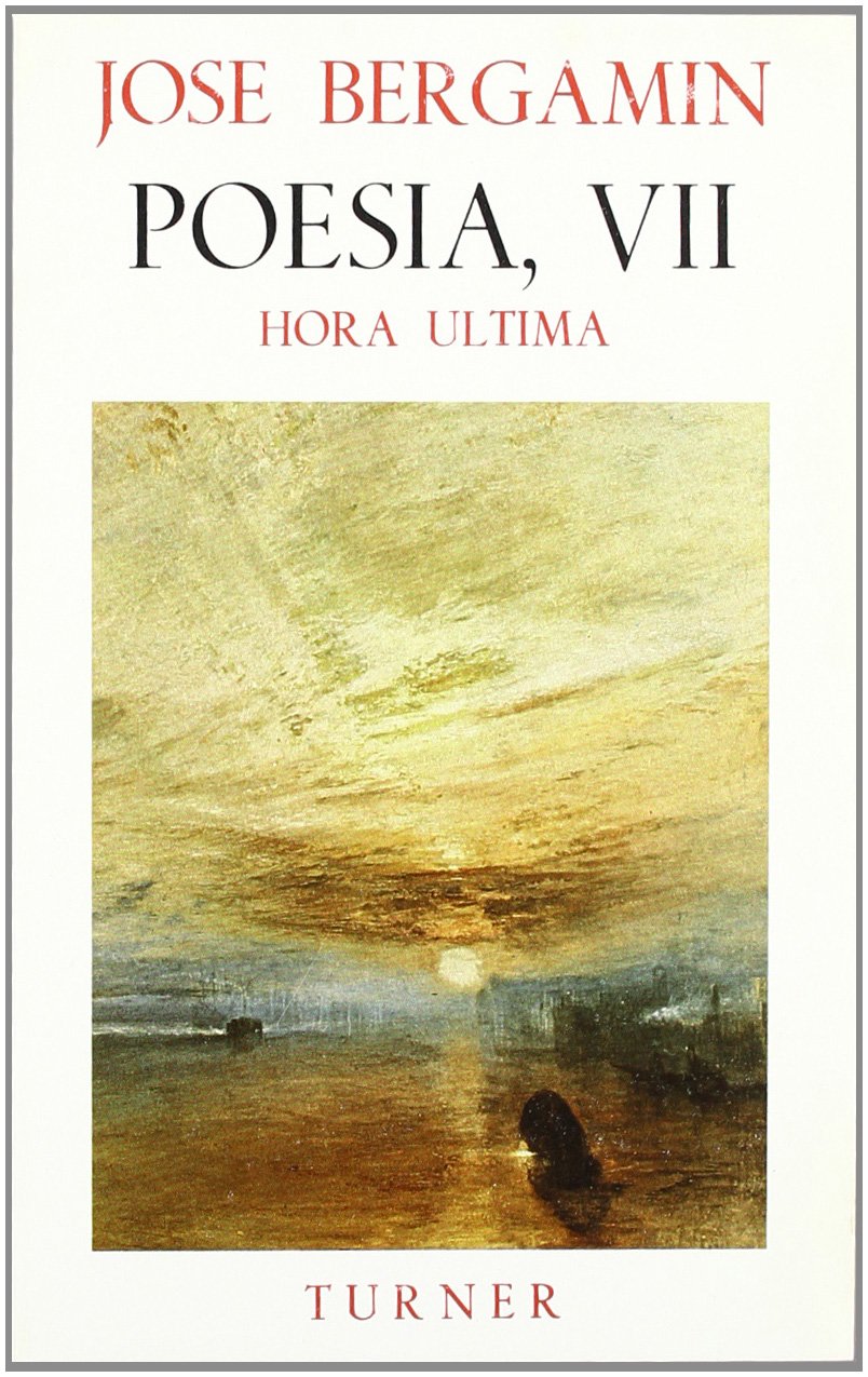 Poesia. (t.7) : hora ultima book