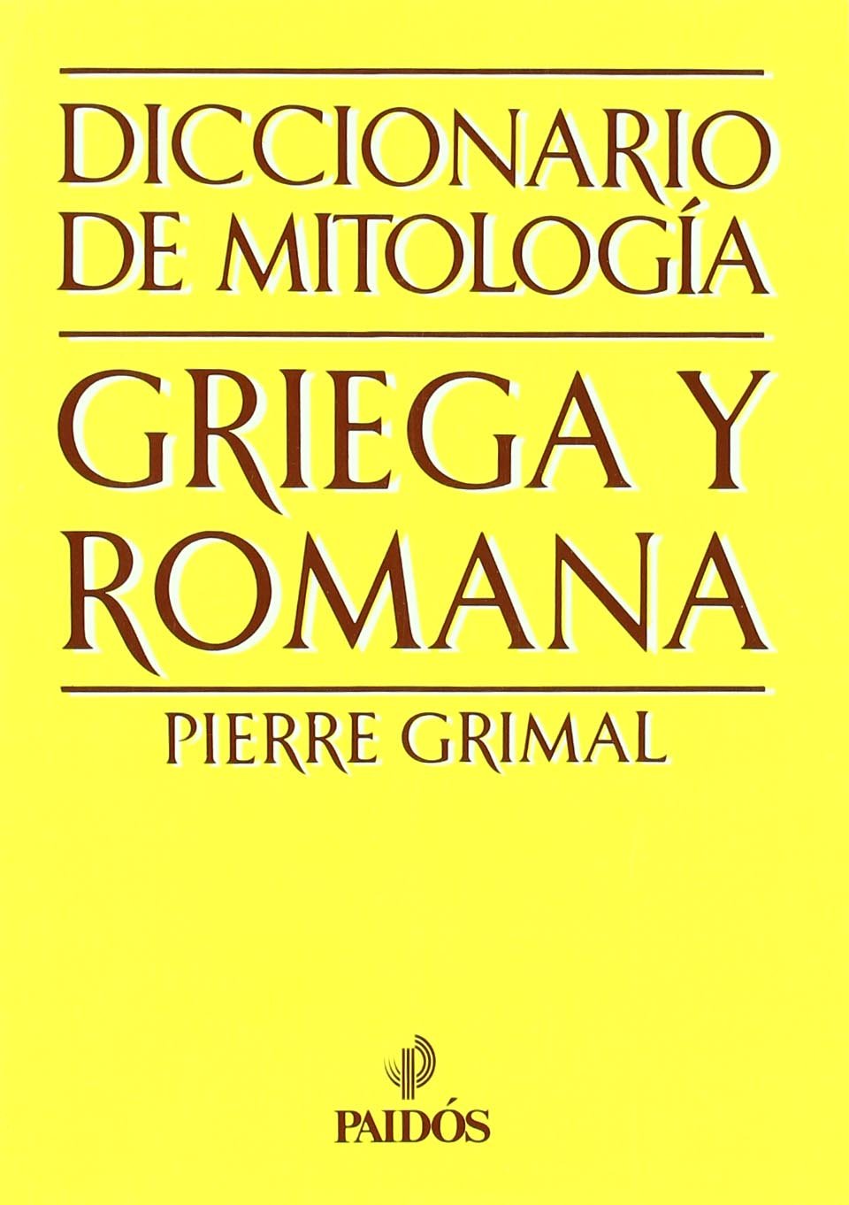 Diccionario de mitología griega y romana General education