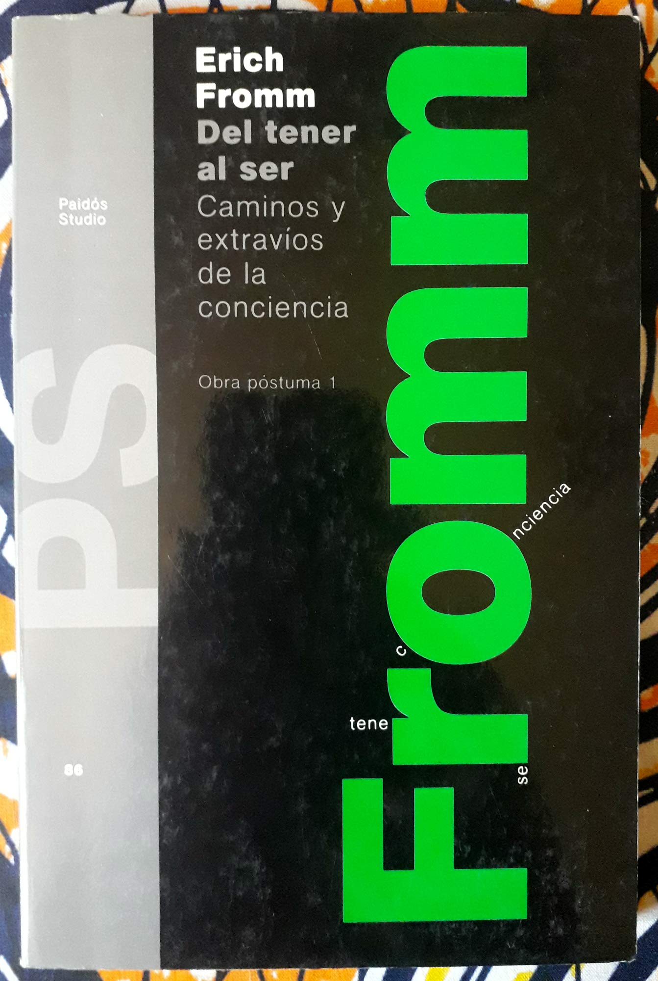 Obra postuma. t.1. del tener al ser book