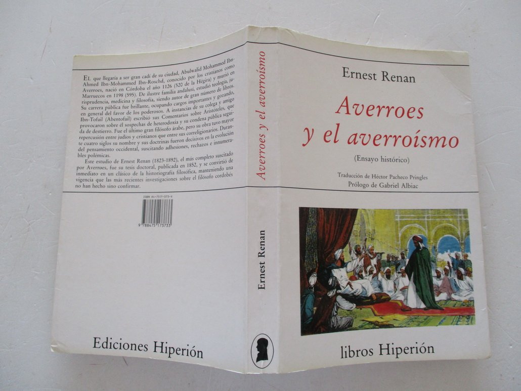 Averroes y el averroísmo: ensayo histórico book