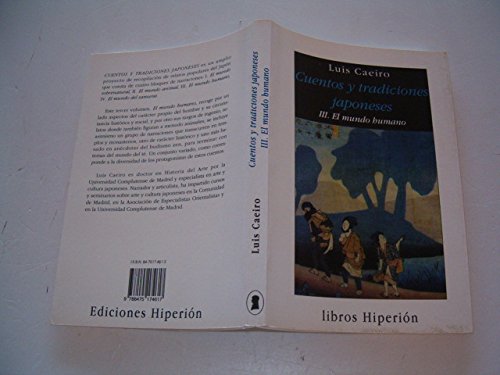 Cuentos y tradiciones japoneses. T.3. El mundo humano (Libros Hiperión, Band 161) Books
