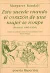 Esto sucede cuando el corazón de una mujer se rompe: poemas, 1985-1995 (Poesía Hiperión) book