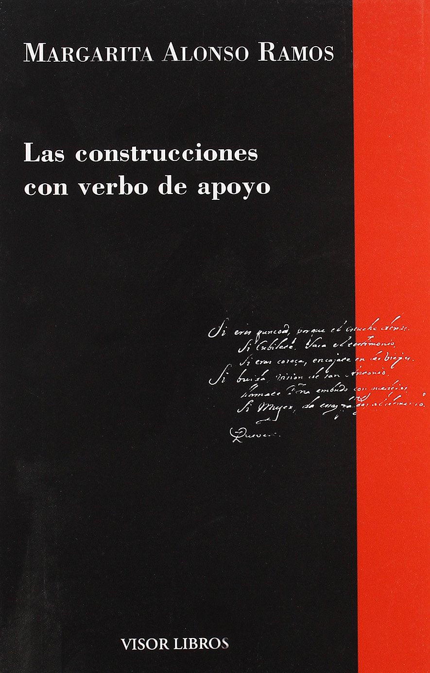 Las construcciones con verbo de apoyo book