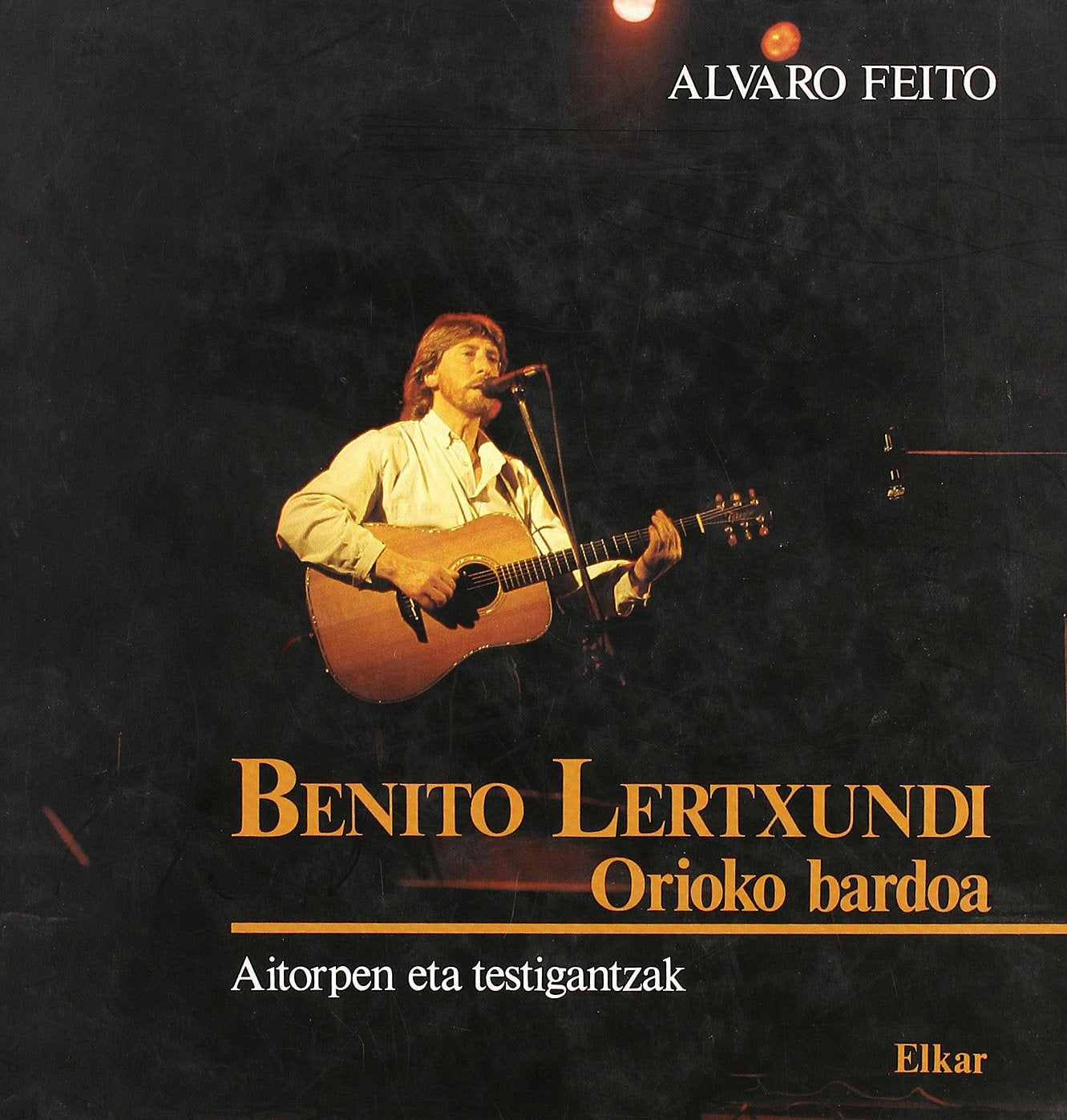 Benito lertxundi - orioko bardoa book