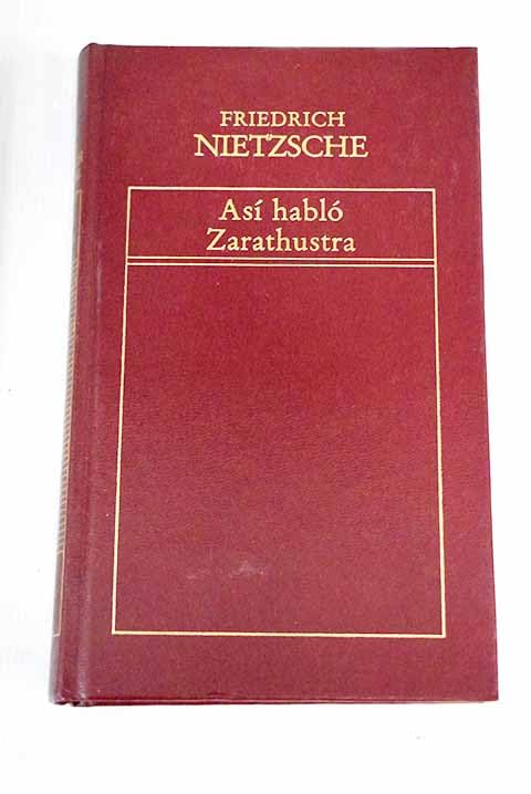 Así habló Zarathustra book