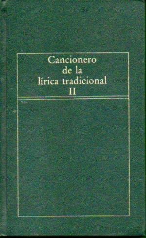 Cancionero de la Lirica Tradicional Ii book