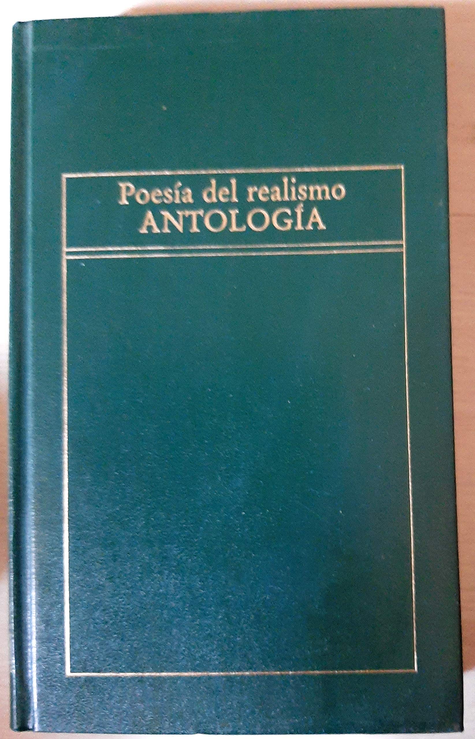 Poesía del realismo: antología book