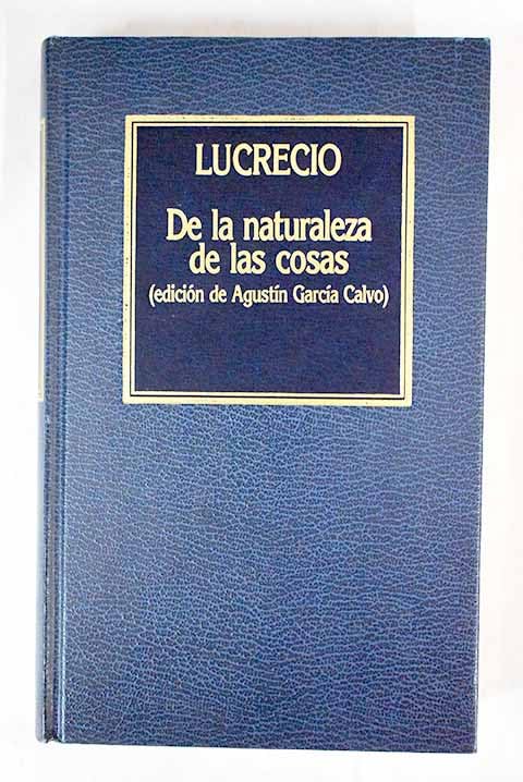 De la naturaleza de las cosas book