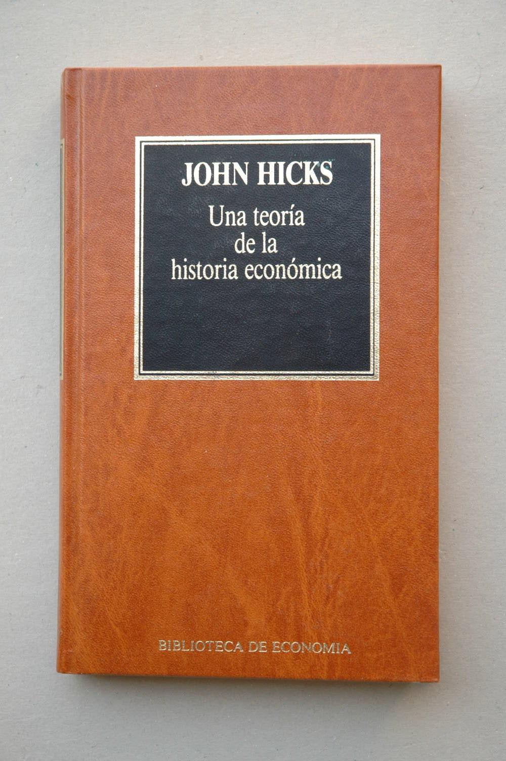 Una teoría de la historia económica book