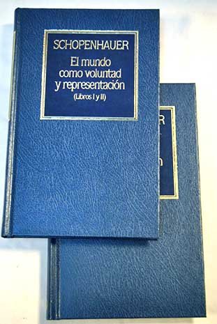 El mundo como voluntad y representacion (2 vols.) Books