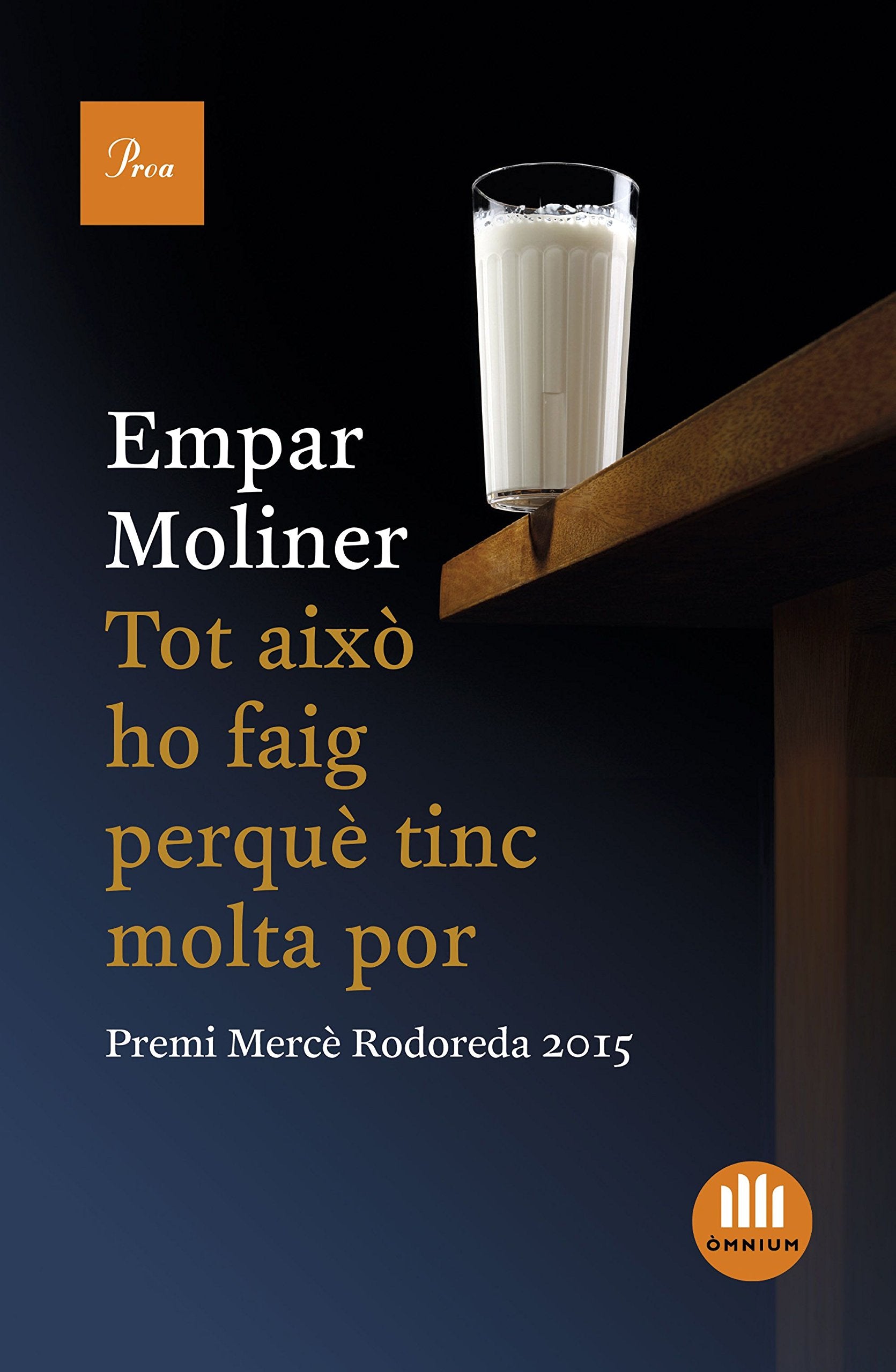 Moliner, E: Tot això ho faig perquè tinc molta por book