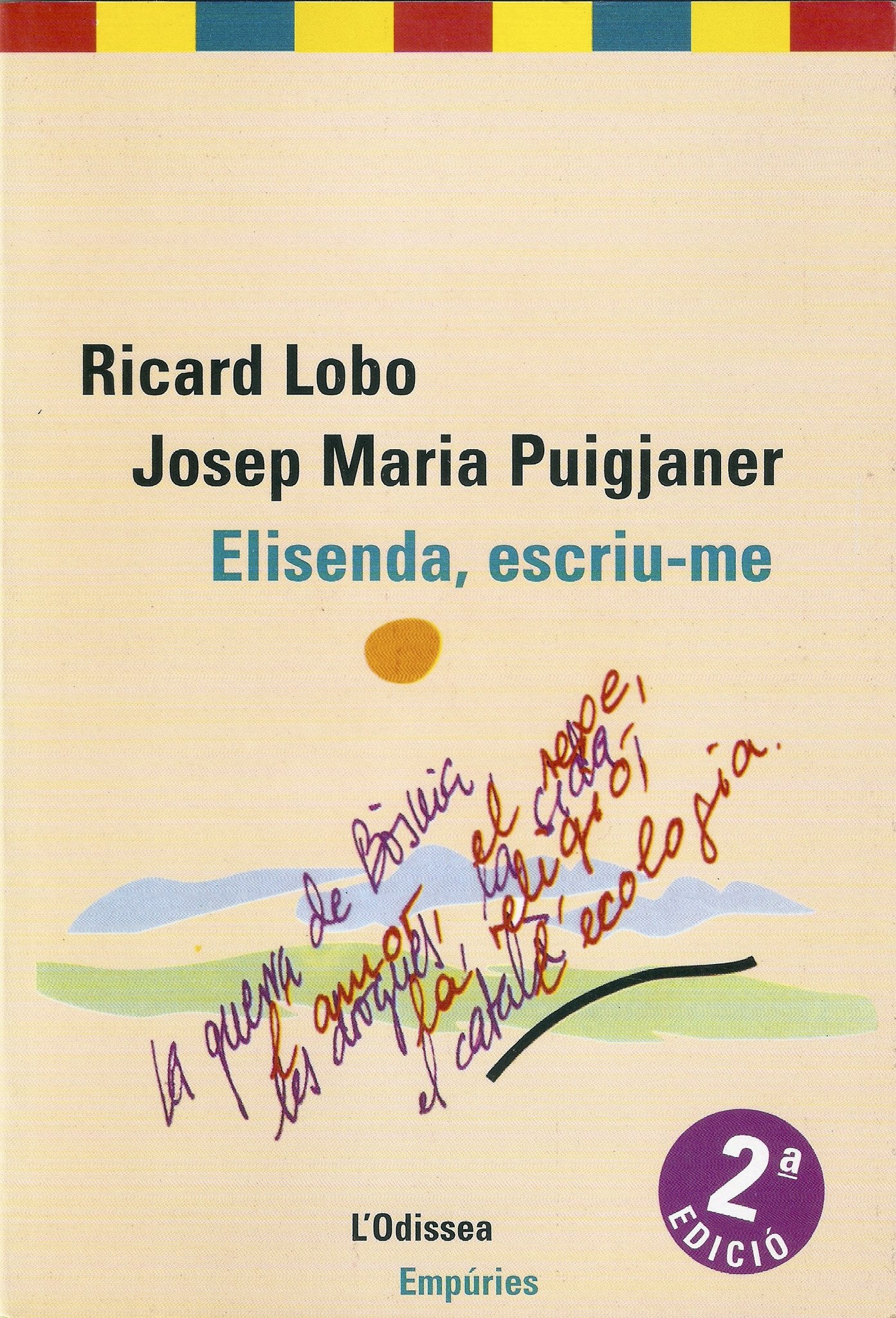 Elisenda, escriu-me (L'ODISSEA) Contemporary literature