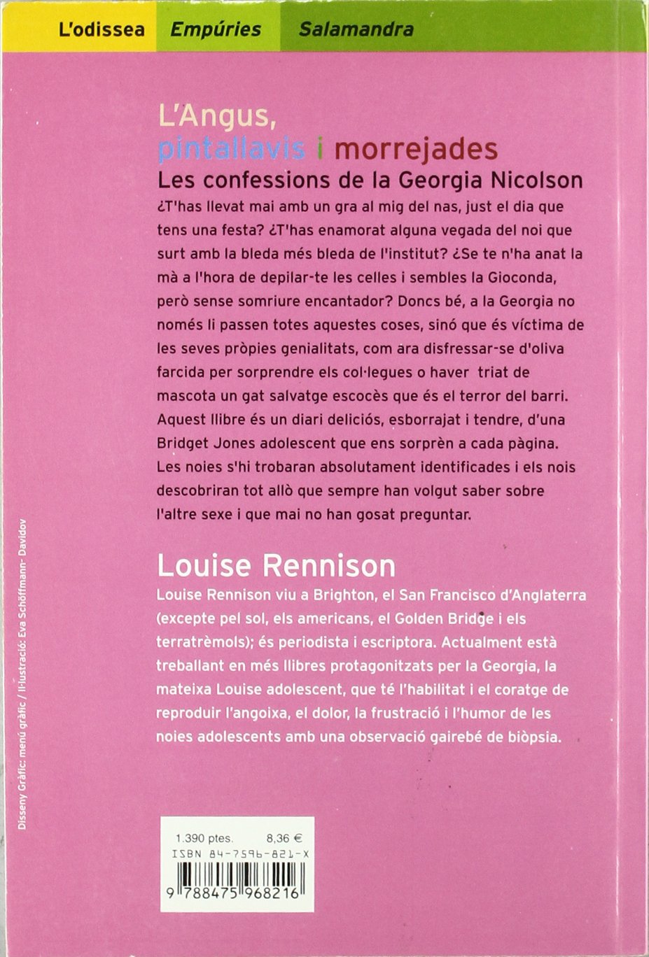 L'Angus, pintallavis i morrejades.: Les confessions de la Georgia Nicolson (L'ODISSEA) Novels & Short Stories
