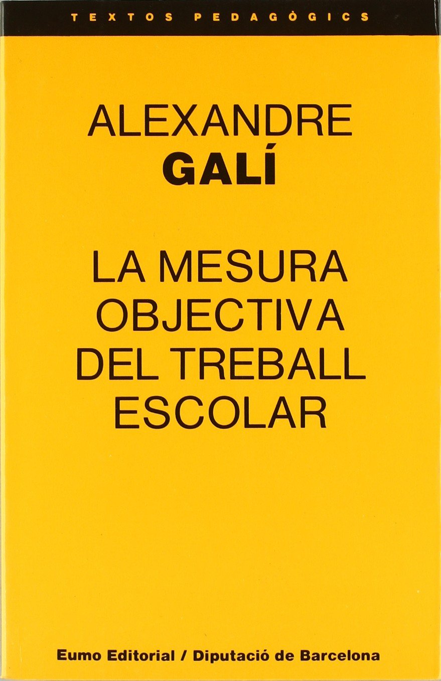 La mesura objectiva del treball escolar book