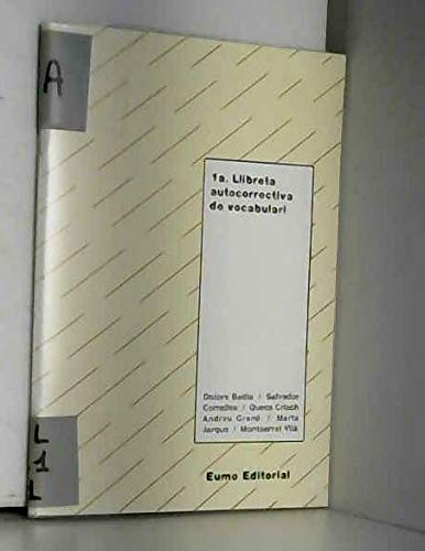 Llibreta autocorrectiva de vocabulari 1 (ESO Llengua, Band 11) Books