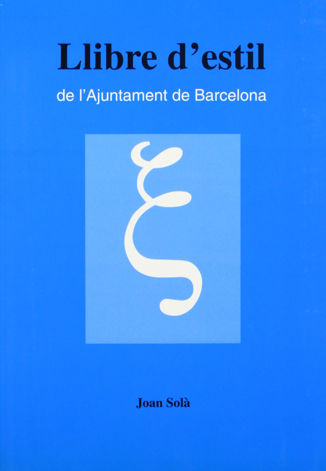 Llibre d'estil de l'Ajuntament de Barcelona book