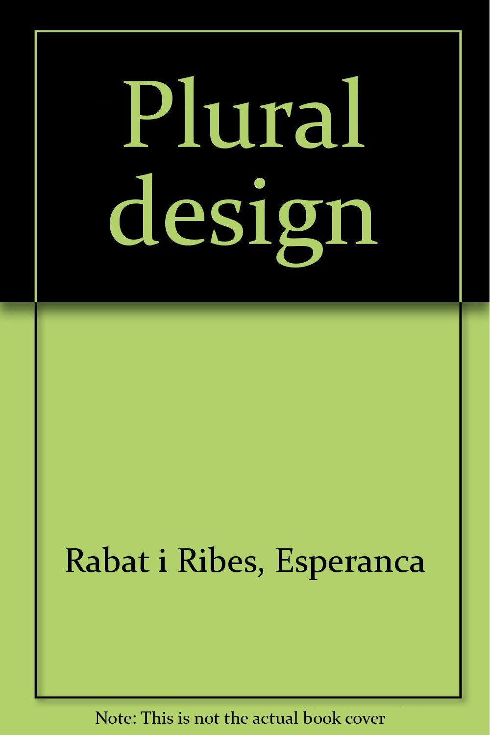 Plural desingn.(castellano-catala-english) Books