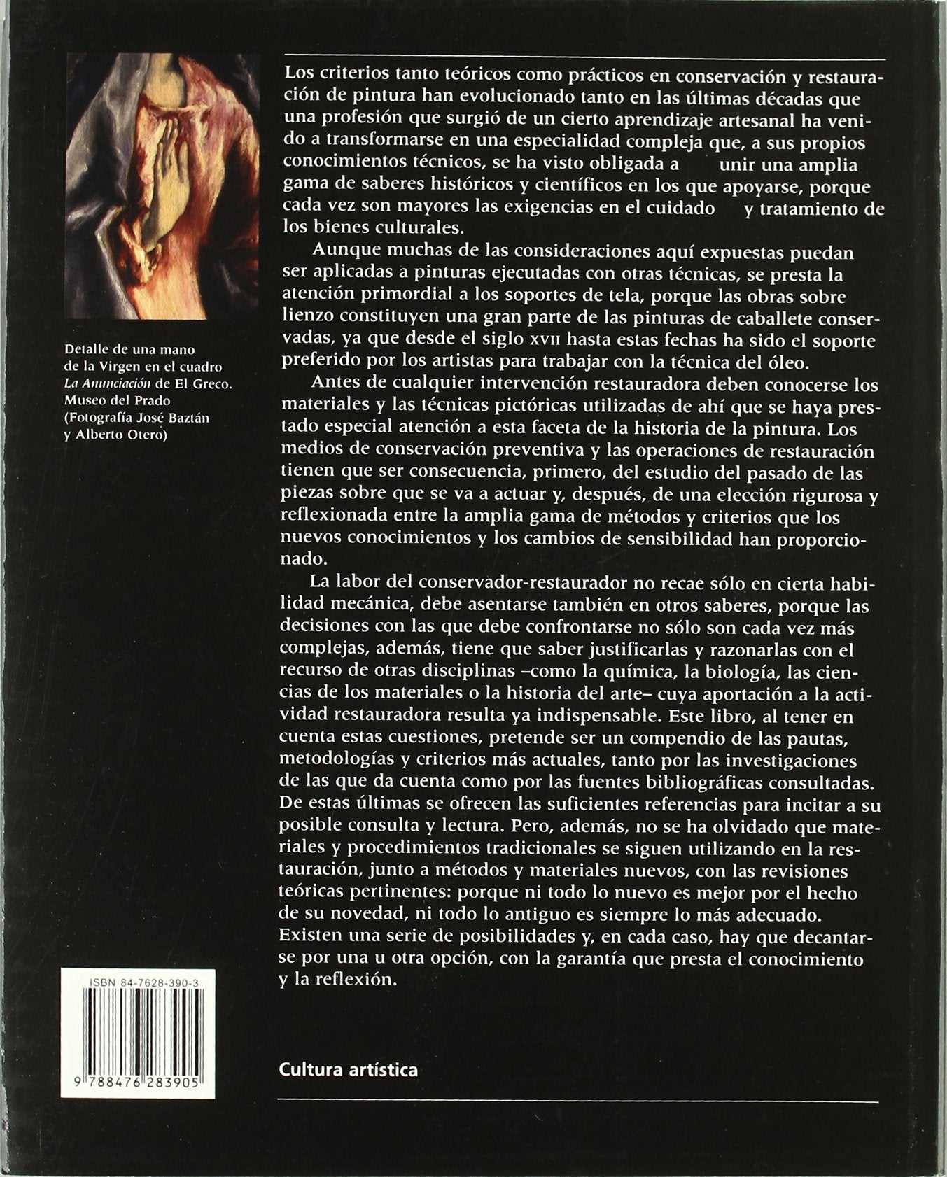 Conservacion y Restauracion de Pintura Sobre Lienzo book
