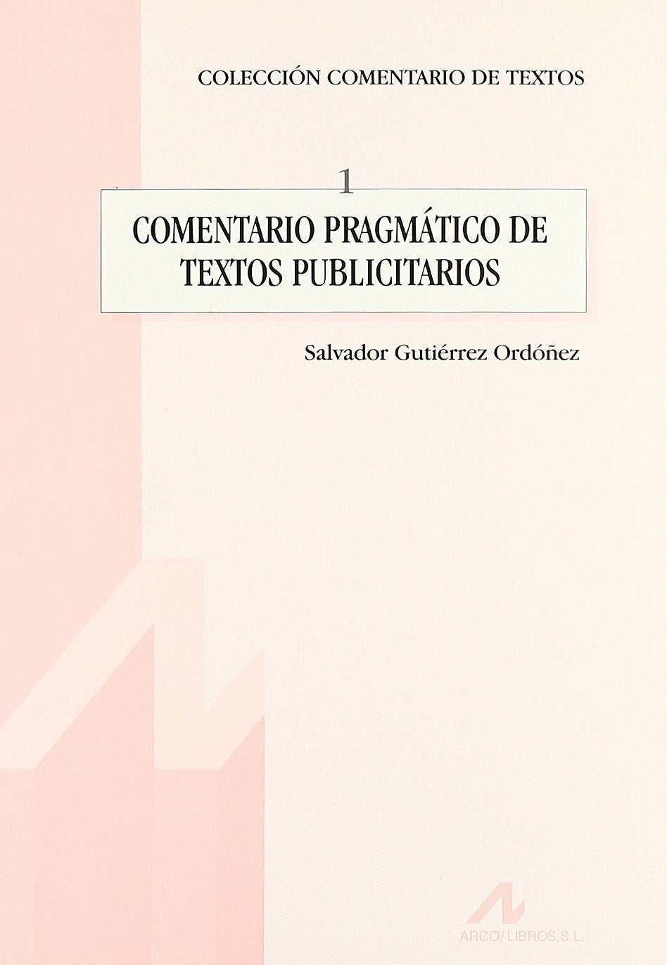 Comentario pragmático de textos publicitarios book