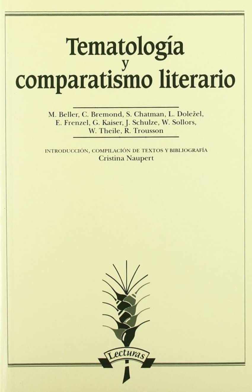 Tematología y comparatismo literario (Lecturas) book