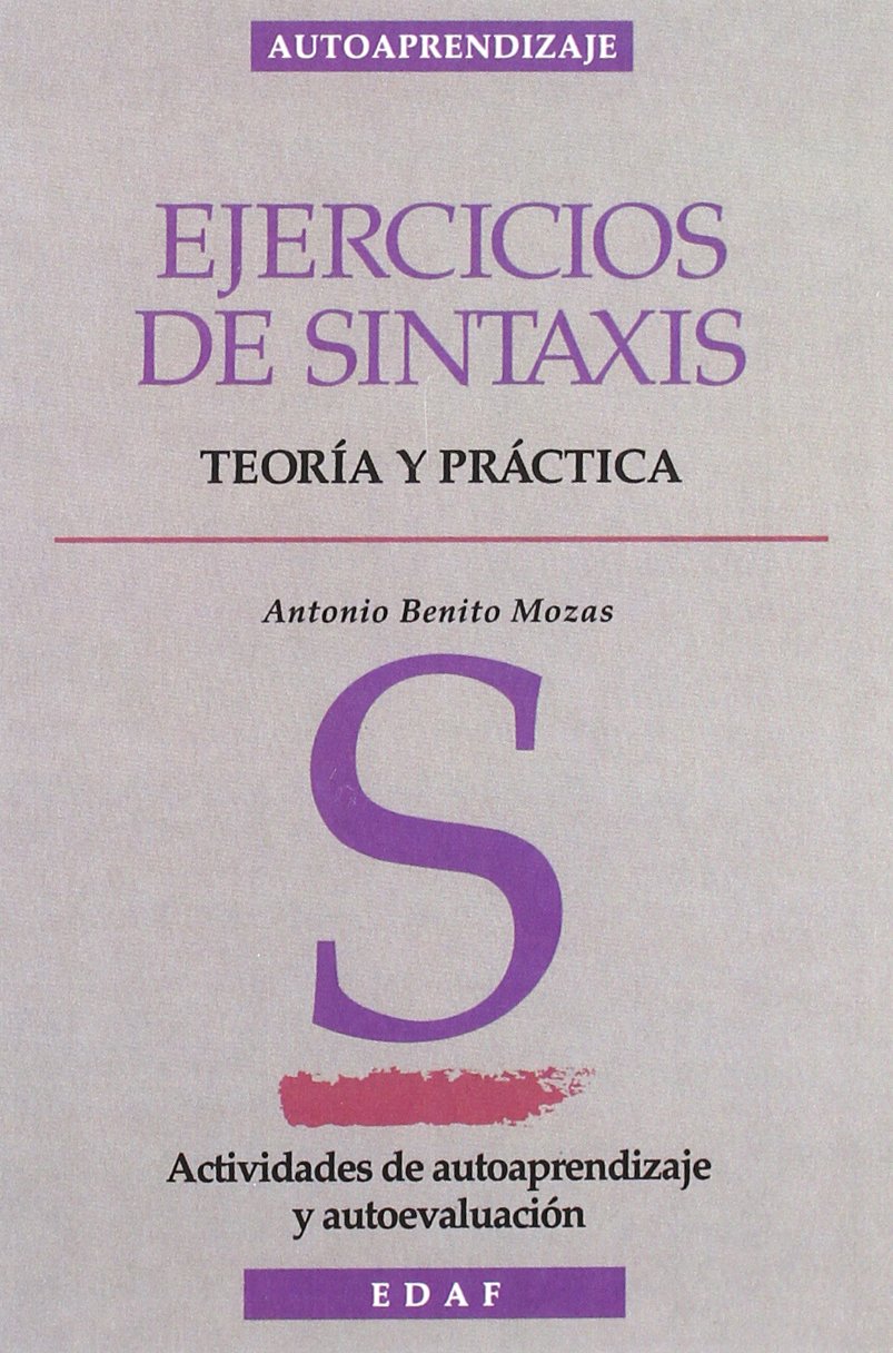 Ejercicios de sintaxis: Teoria y pratica book