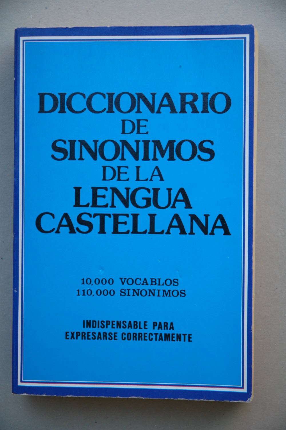 Diccionario de sinónimos de la lengua castellana book