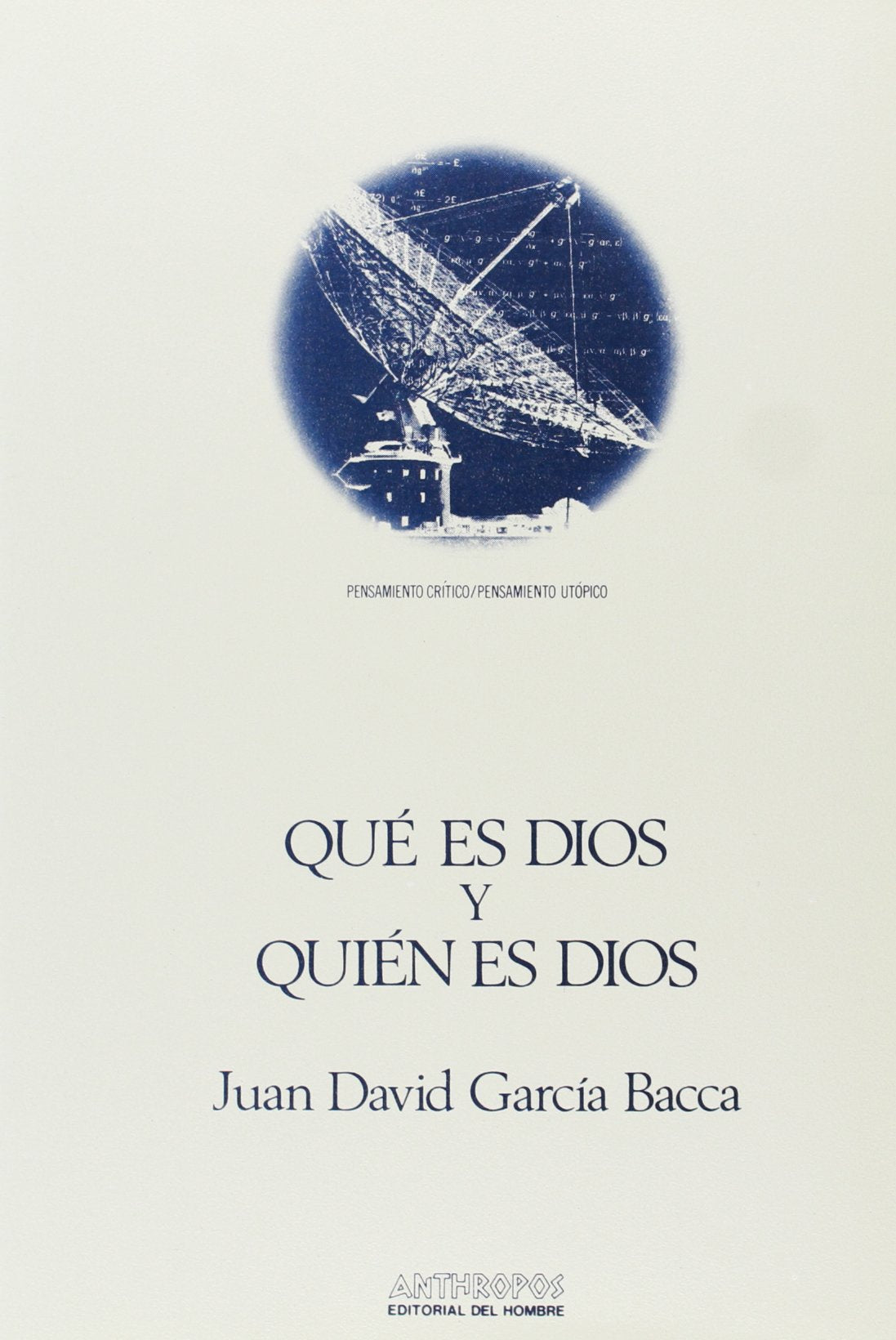 Que Es Dios y Quien Es Dios book