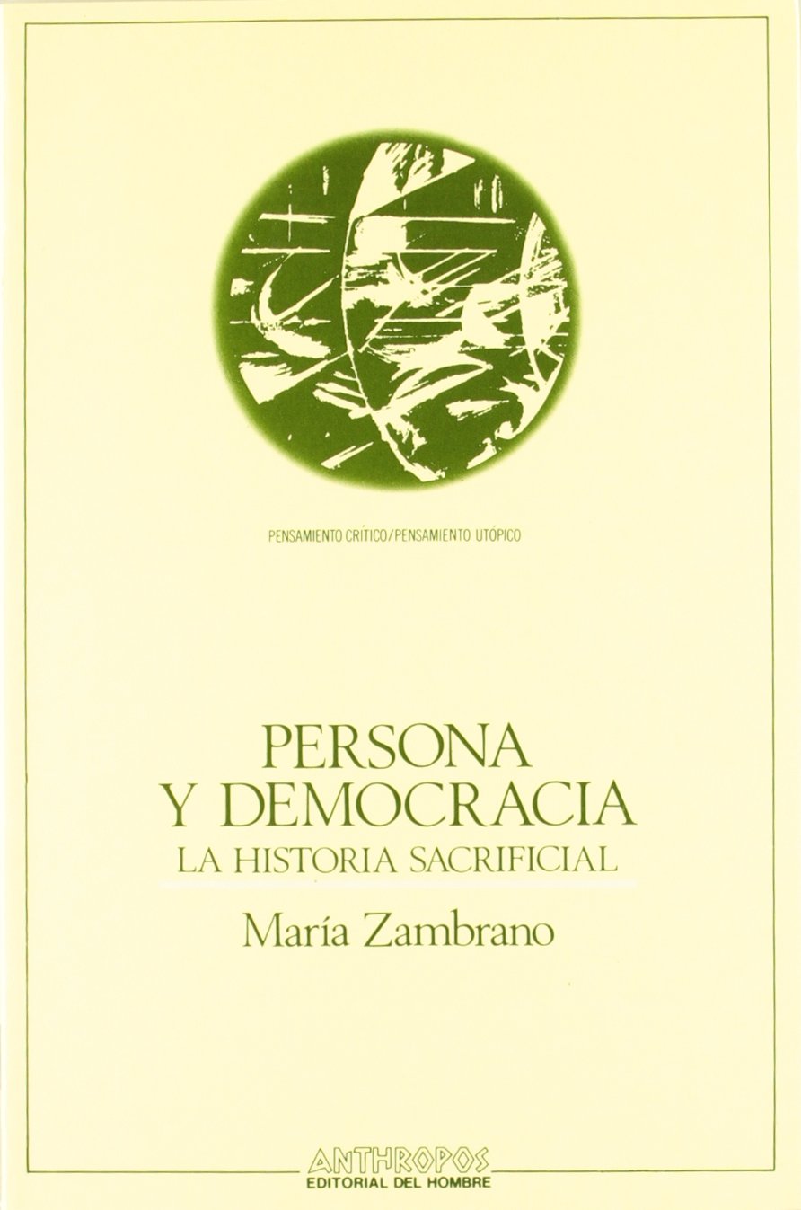 Persona y democracia Philosophy