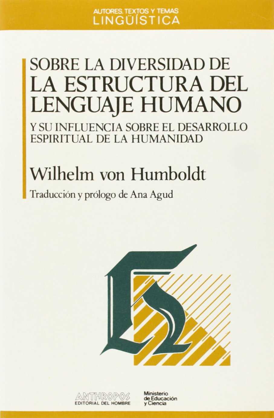 Sobre La Diversidad de La Estructura Lenguaj book