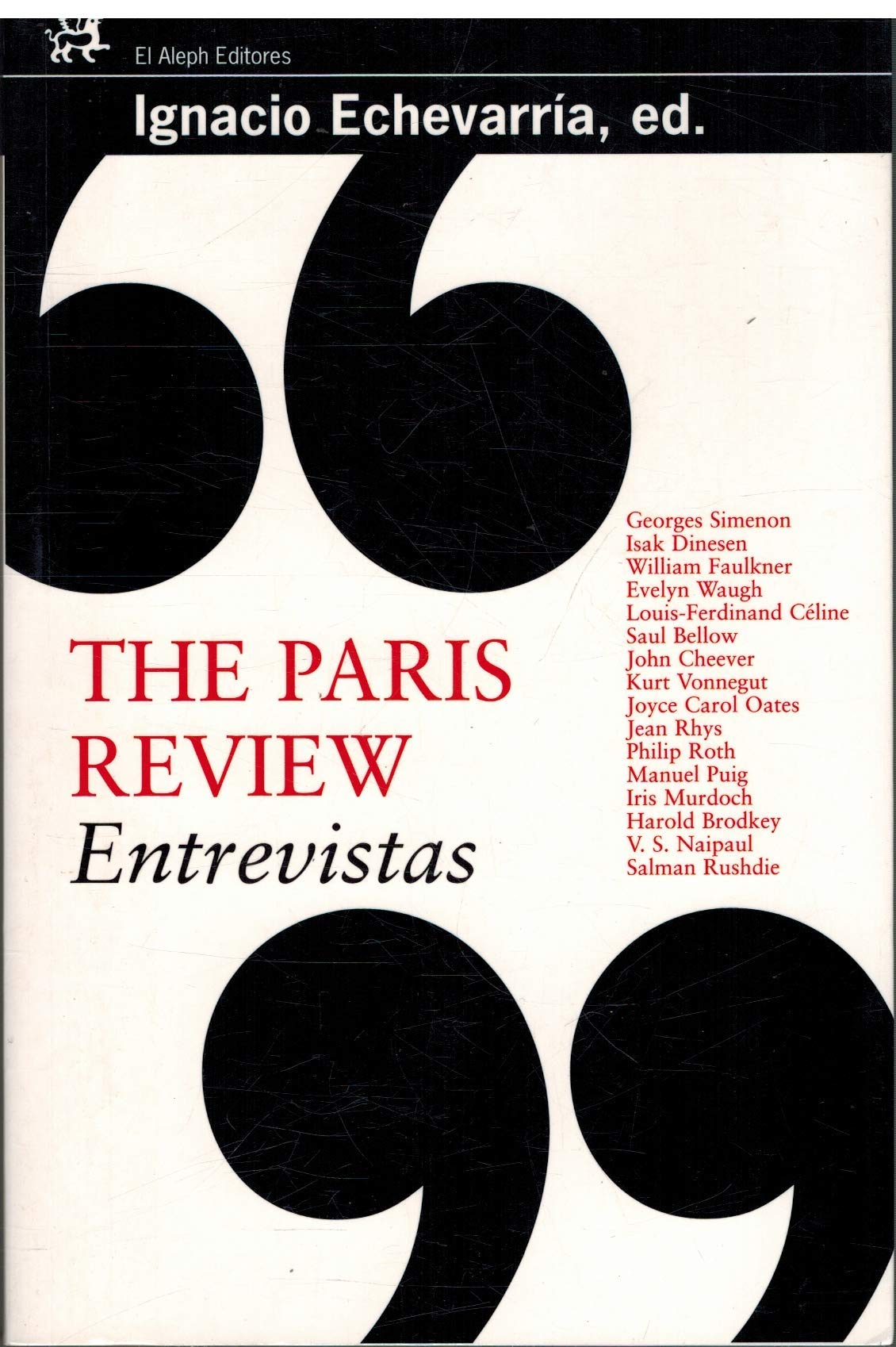 The Paris Review.: Entrevistas v.1 book