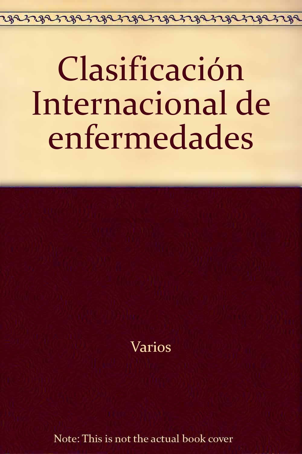 Cie 9 - clasificacion internacional de enfermedades book