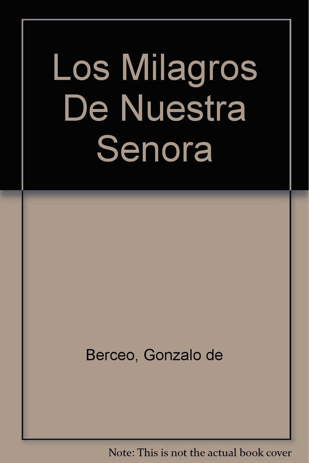 Los milagros de nuestra señora book