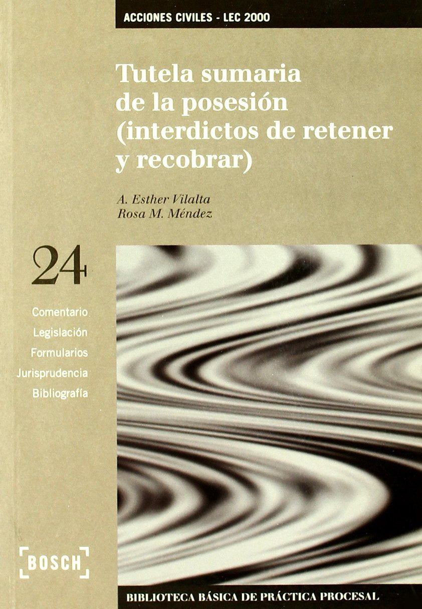 Tutela sumaria de la posesión (interdictos de retener y recobrar): Biblioteca Básica de Práctica Procesal nº 24 Law
