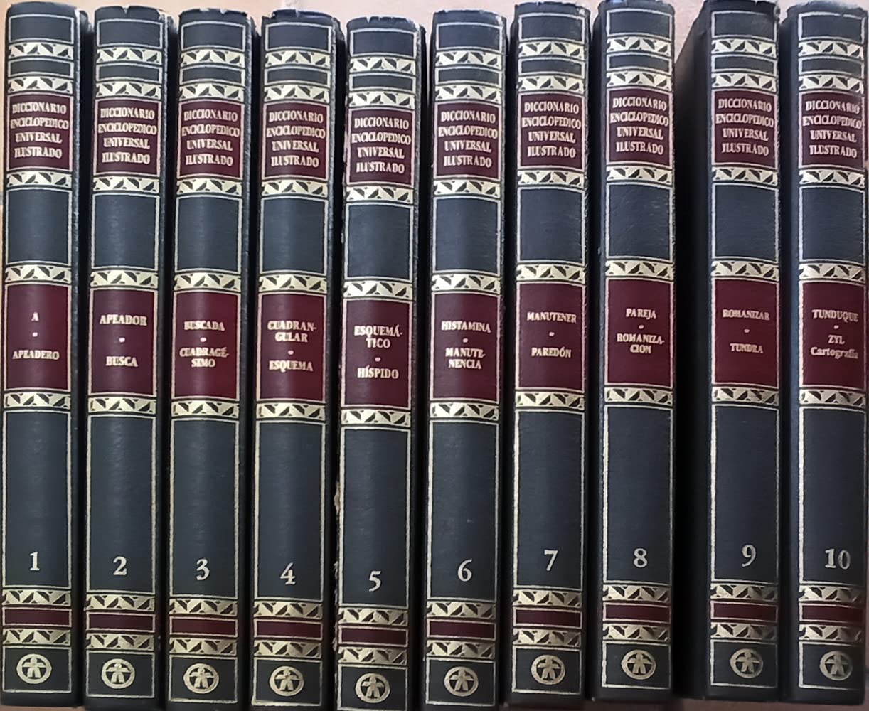 Nuevo diccionario enciclopedico,10vols. + 3 apendices book