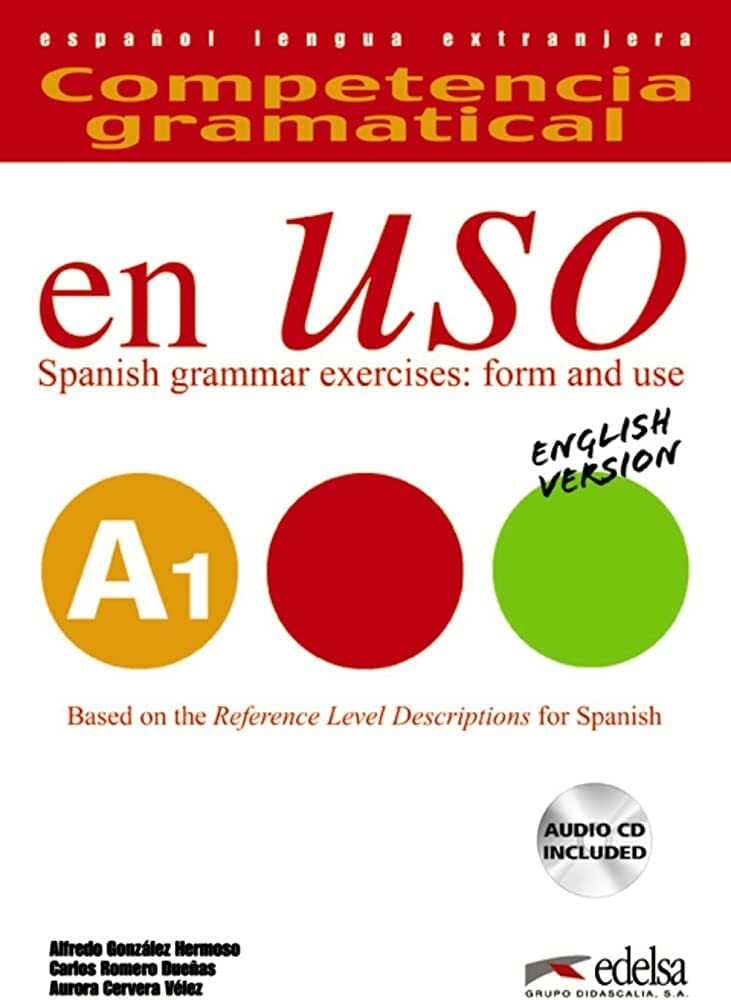 Competencia gramatical en uso A1 - libro del alumno + CD - Versión inglesa: Libro + CD - English version A1 (Gramática - Jóvenes y adultos - Competencia gramatical en uso - Nivel A1) Foreign Languages ​​& Dictionaries
