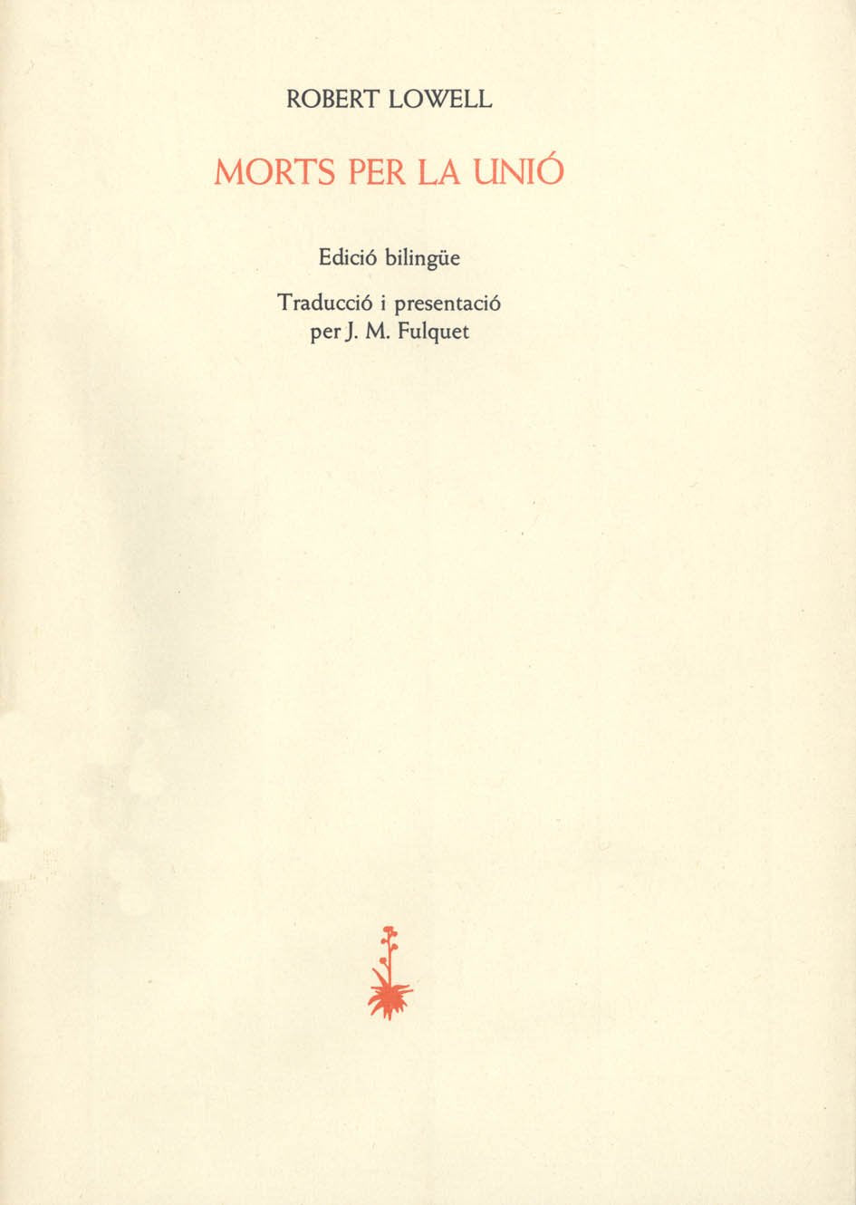 Morts per la Unió (Poesia dels Quaderns Crema, Band 25) Books