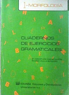 Cuadernos de ejercicios gramaticales Morfologia by Gimenez Martin... Books