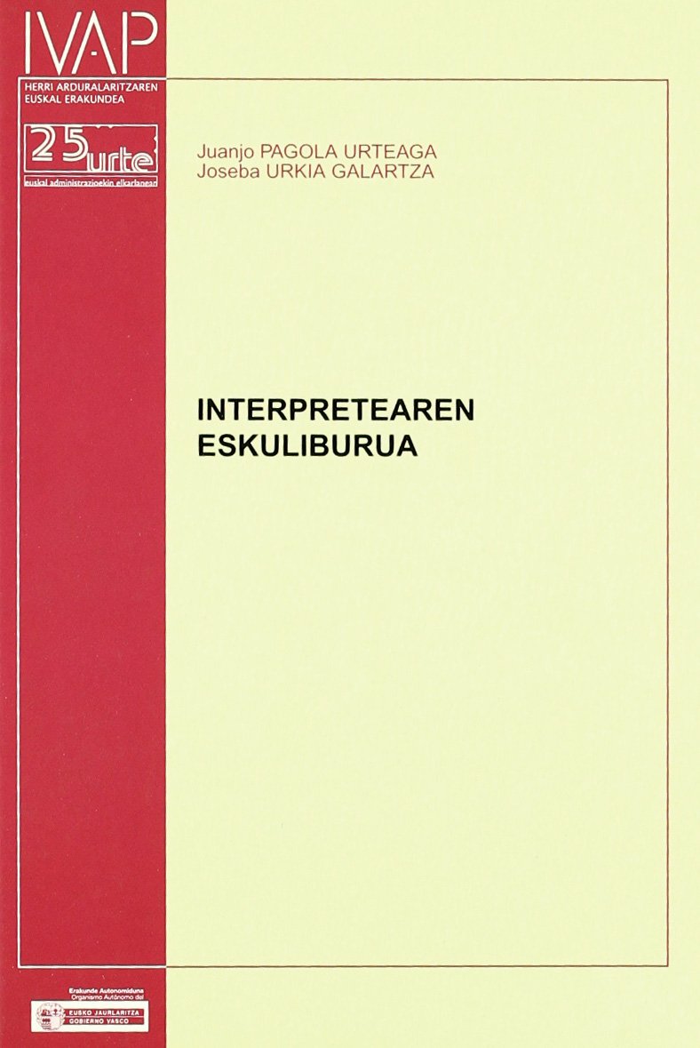 Interpretearen Eskuliburua book
