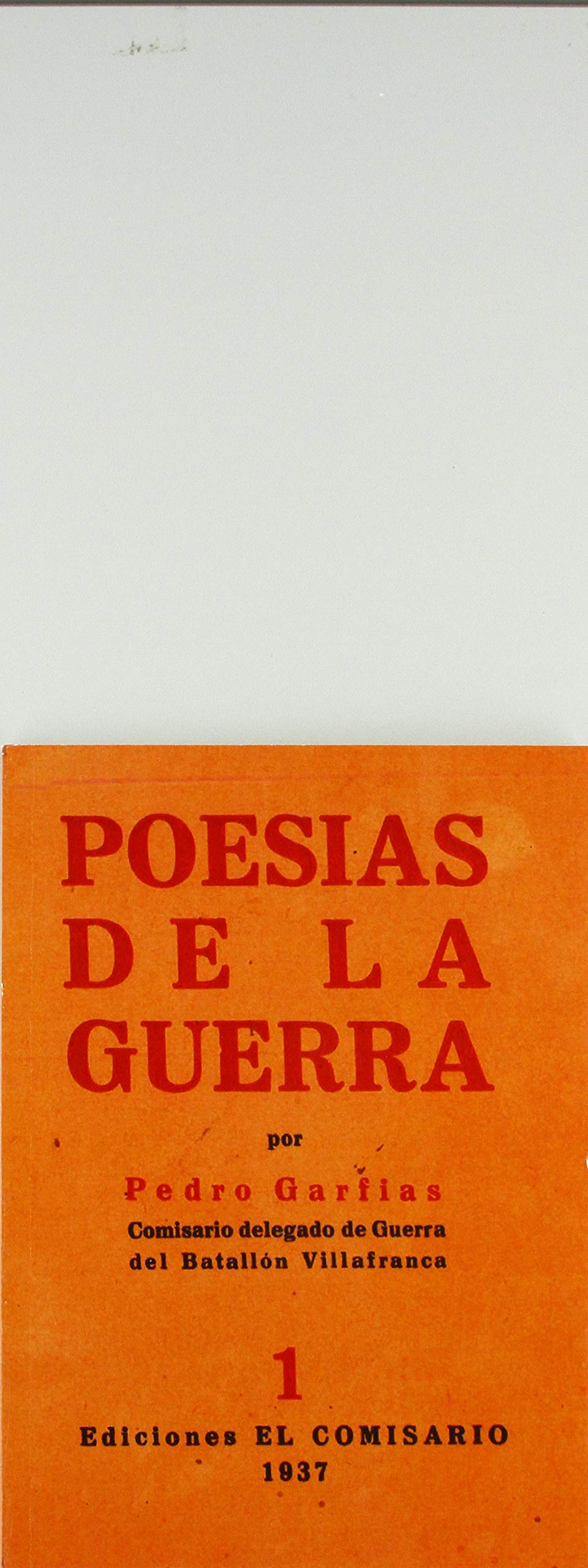 Poesías de la guerra (Literatura. Ediciones de Texto) Books