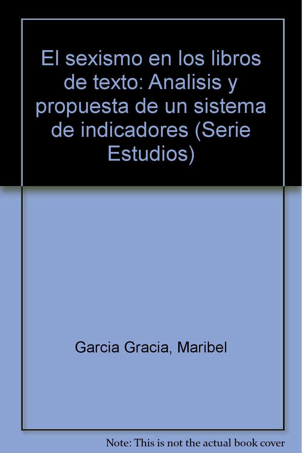 El sexismo en los libros de texto book