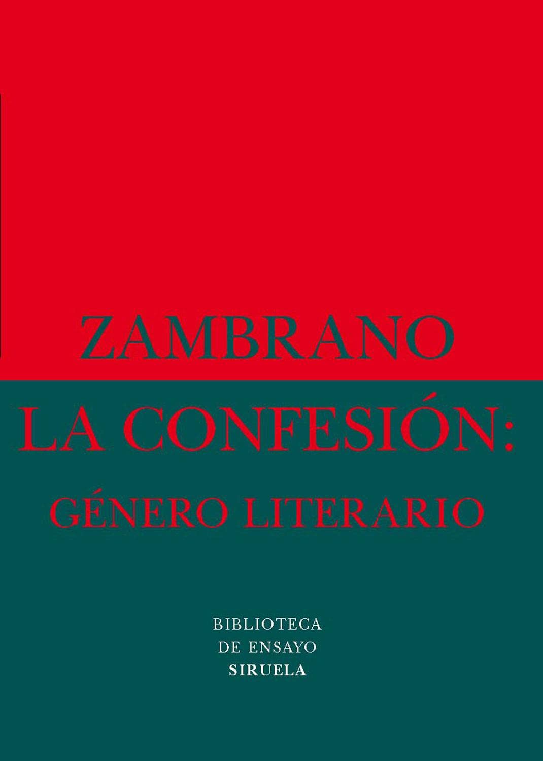 La confesion/ The Confession: Genero Literario/ Literary Genre book