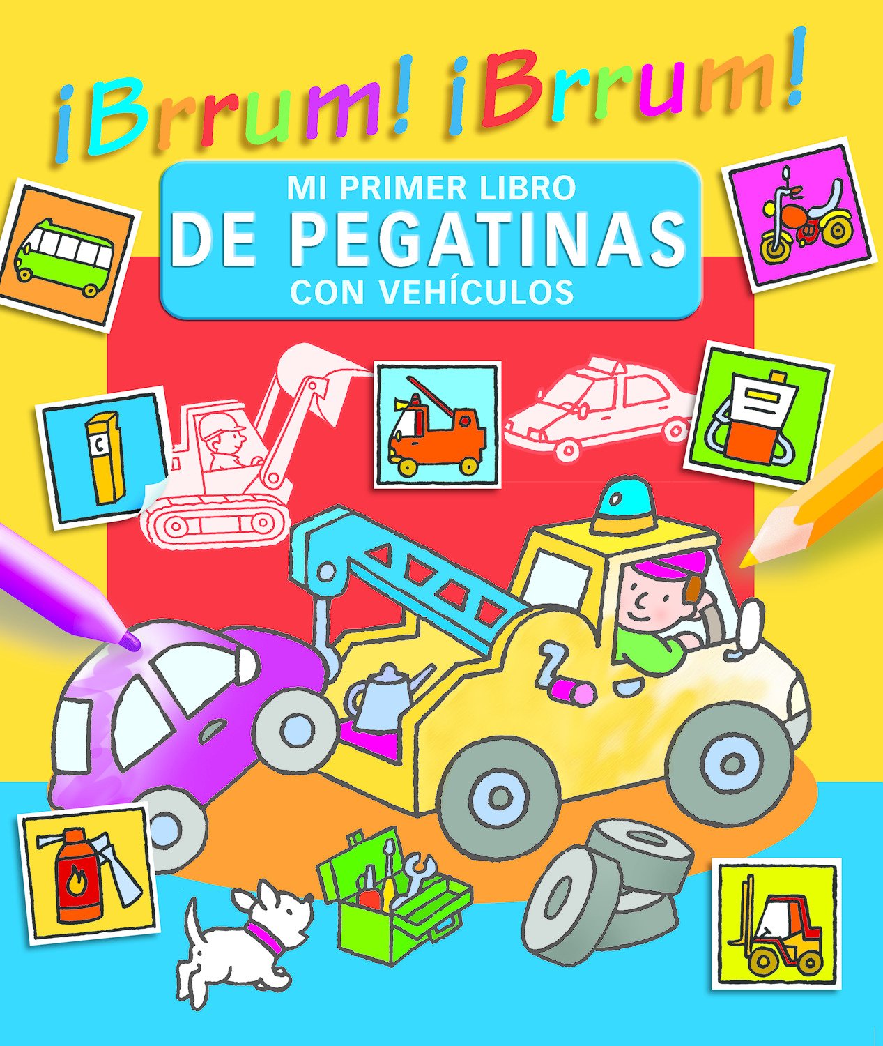 Mi primer libro de pegatinas con vehículos (Adhesivos) Books