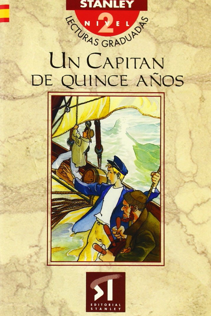 Lecturas graduadas Nivel 2 - Un Capitán de 15 años Foreign Languages ​​& Dictionaries