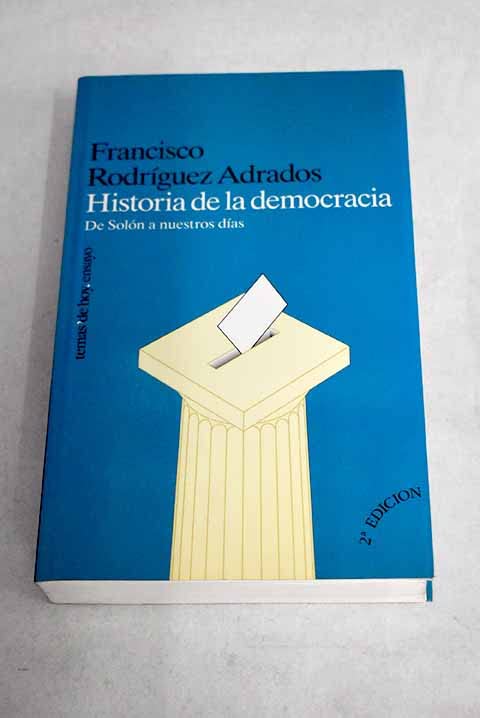 Historia de la democracia book