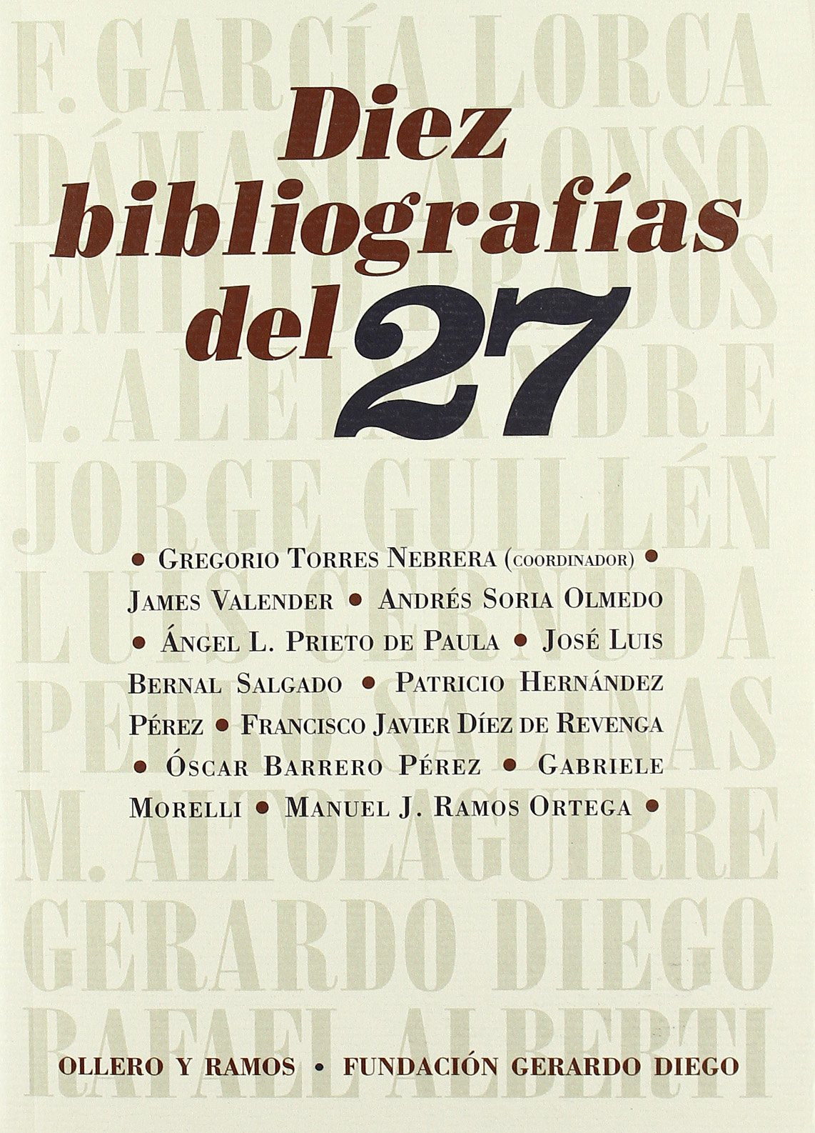 Diez bibliografías del 27 book