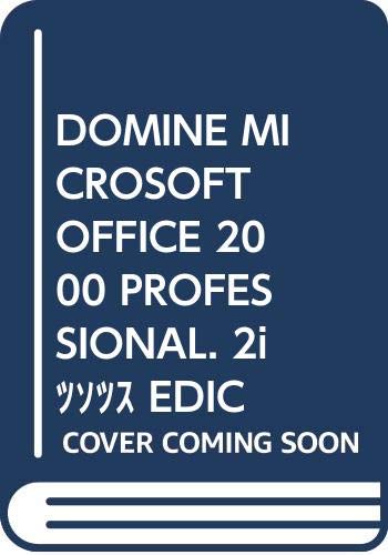 Domine Microsoft Office 2000 Professional. 2ª Edición actualizada. book