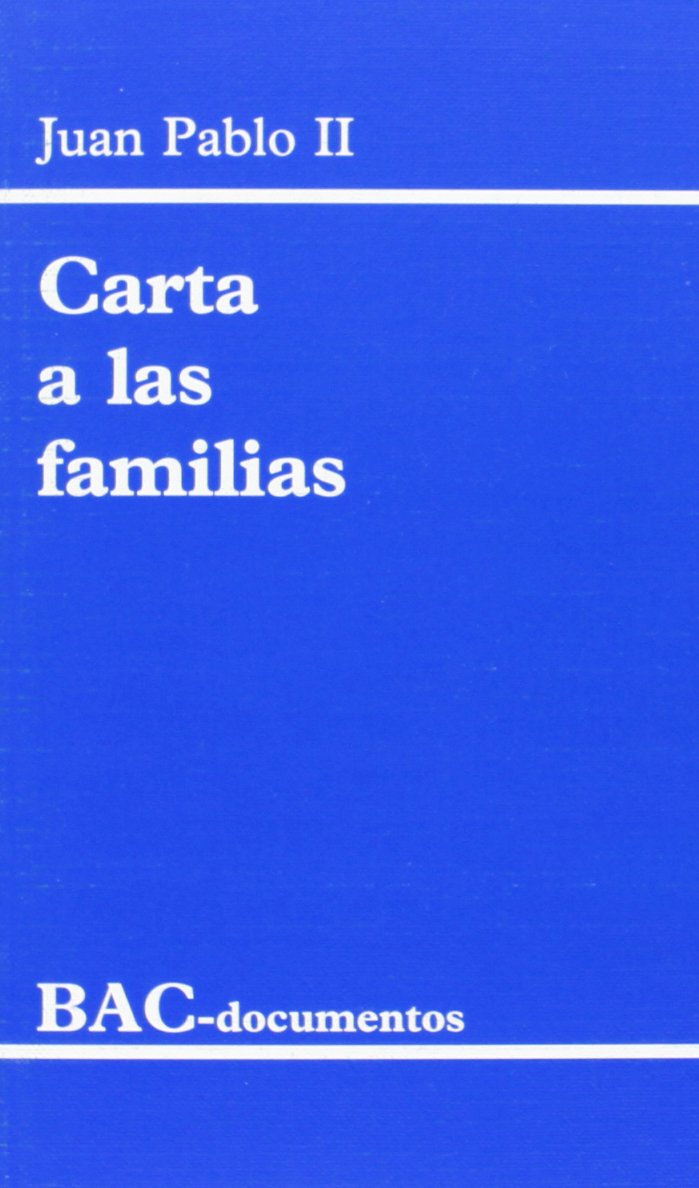 Carta a las familias: 1994 año de la familia (DOCUMENTOS, Band 13) Books