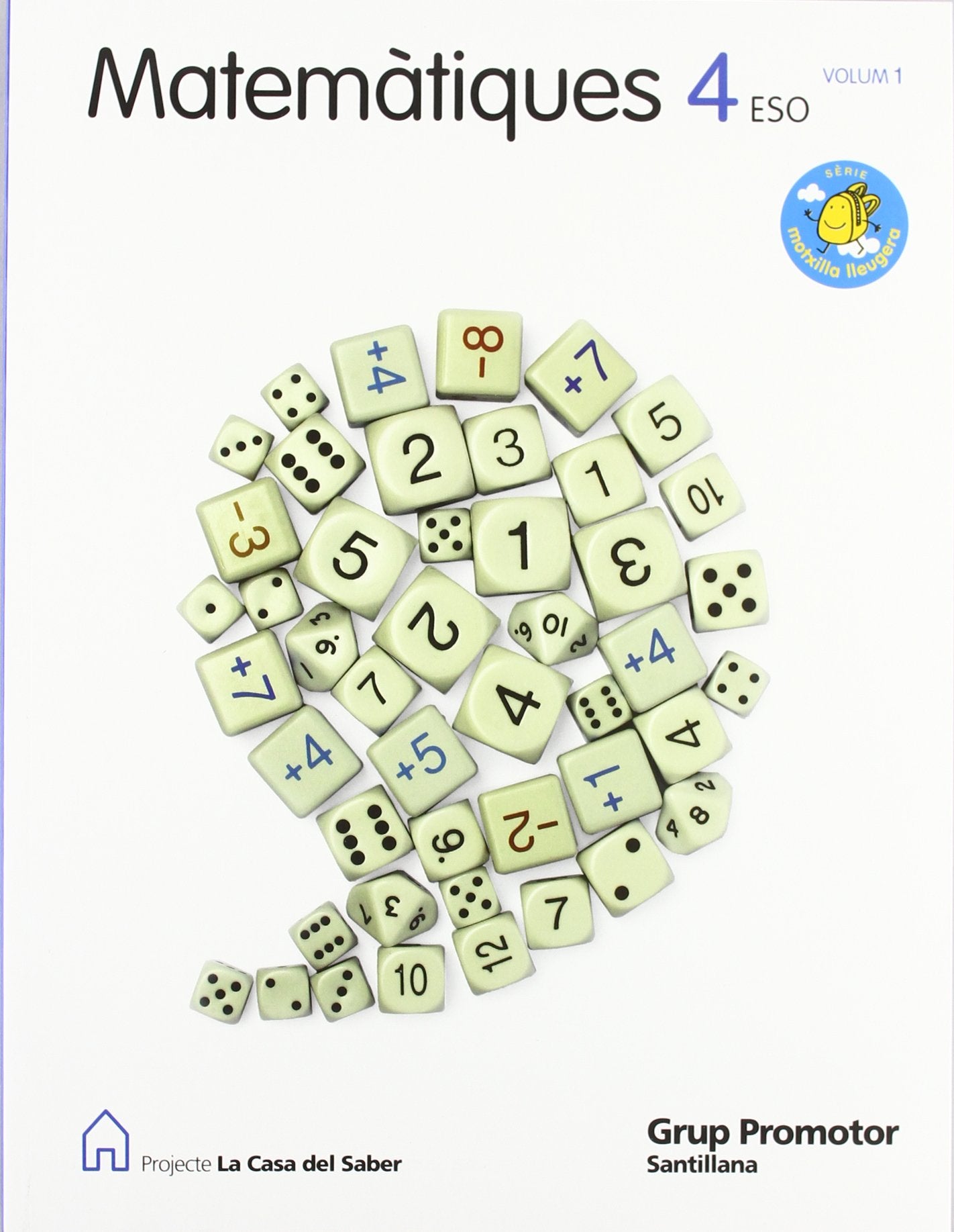 Motxilla Lleugera, La casa del saber, matematiques, 4 ESO Books