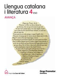 LLENGUA CATALANA I LITERATURA 4 ESO AVANÇA LA CASA DEL SABER Books